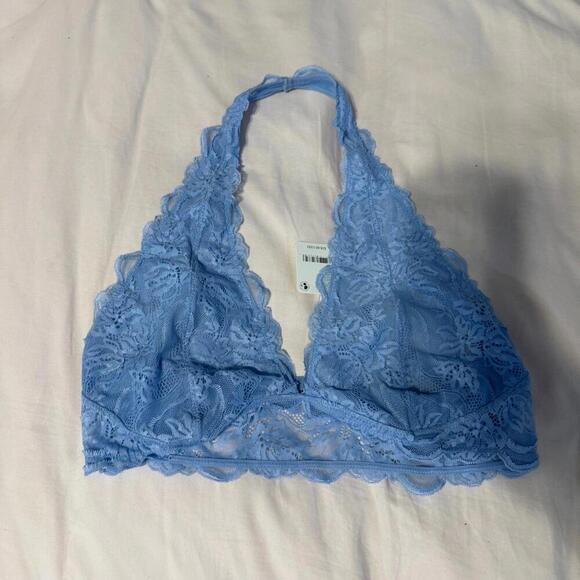 Free People Last Dance Lace Halter Bralette - Picture 1 of 3